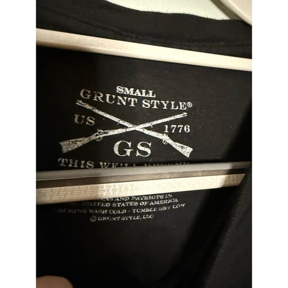 Grunt Style Come in Peace Leave in Pieces graphic t-shirt - Picture 2 of 4